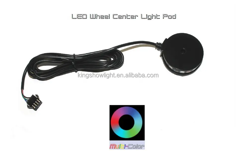 4pc RGB LED Motorcycle Wheel Light Kit - High-Tech & Multi-Functional 2