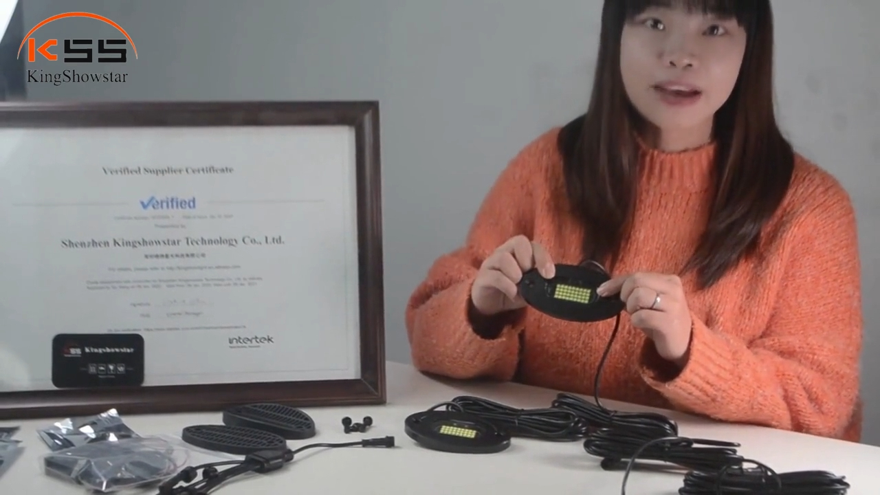 Professional RGBW and white rock underbody light kit manufacturers 3