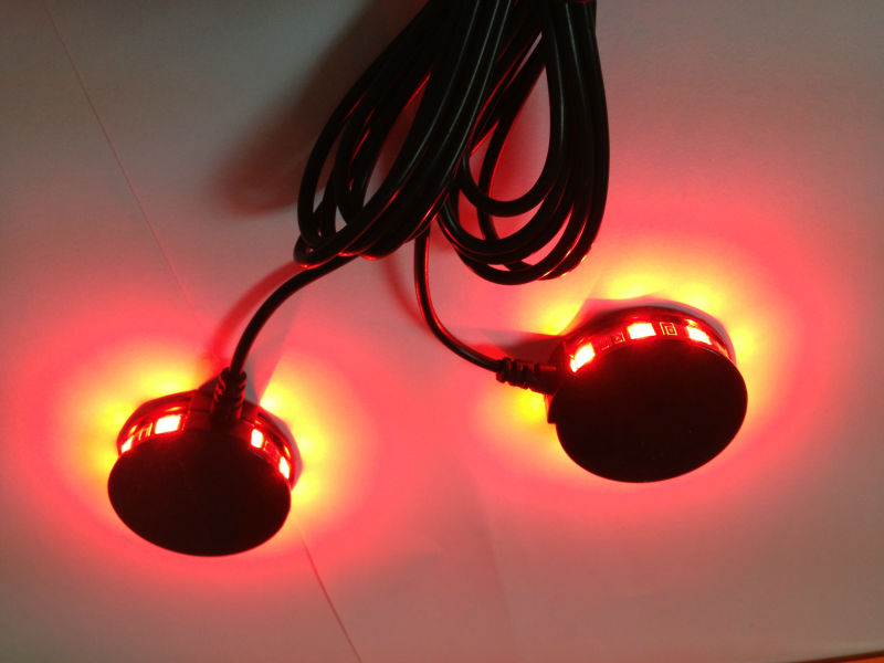 4pcs Million Color LED Motorcycle Axle Wheel Pod Accent Light Kit 21