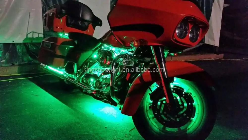 High-Quality Million Color LED Motorcycle Rim Light Kit 6