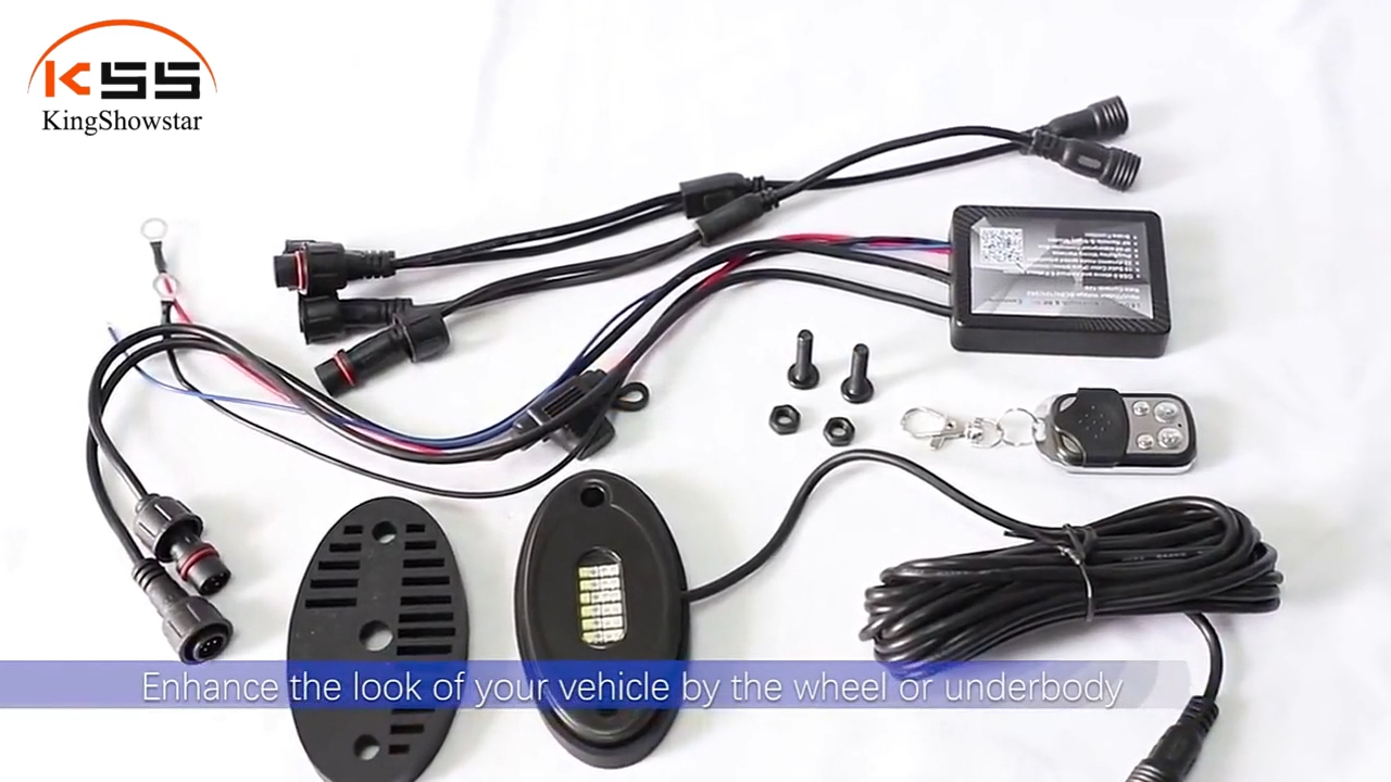 China Professional Kingshowstar 24W RGBW Led rock light kit manufacturers manufacturers - Kingshowstar 4