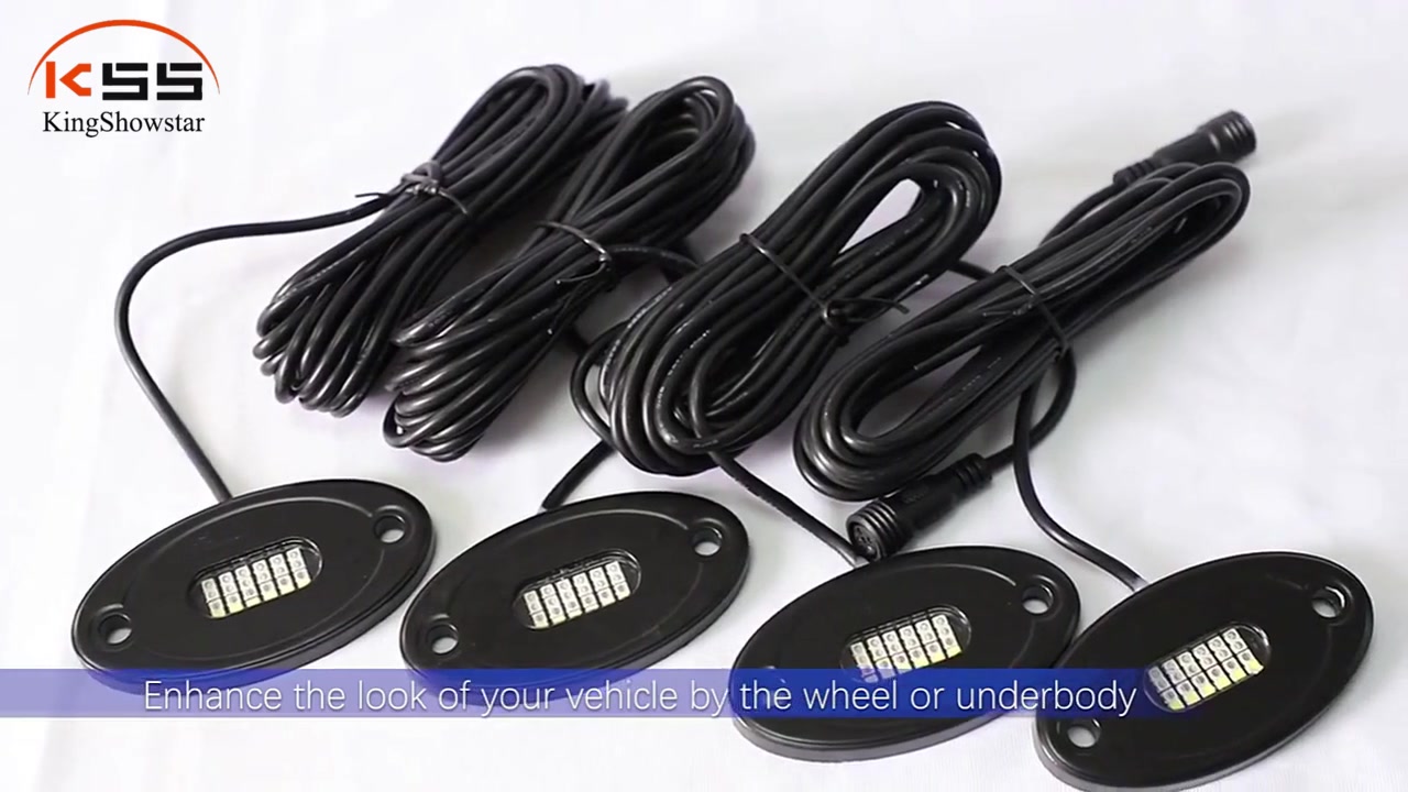 China Professional Kingshowstar 24W RGBW Led rock light kit manufacturers manufacturers - Kingshowstar 3