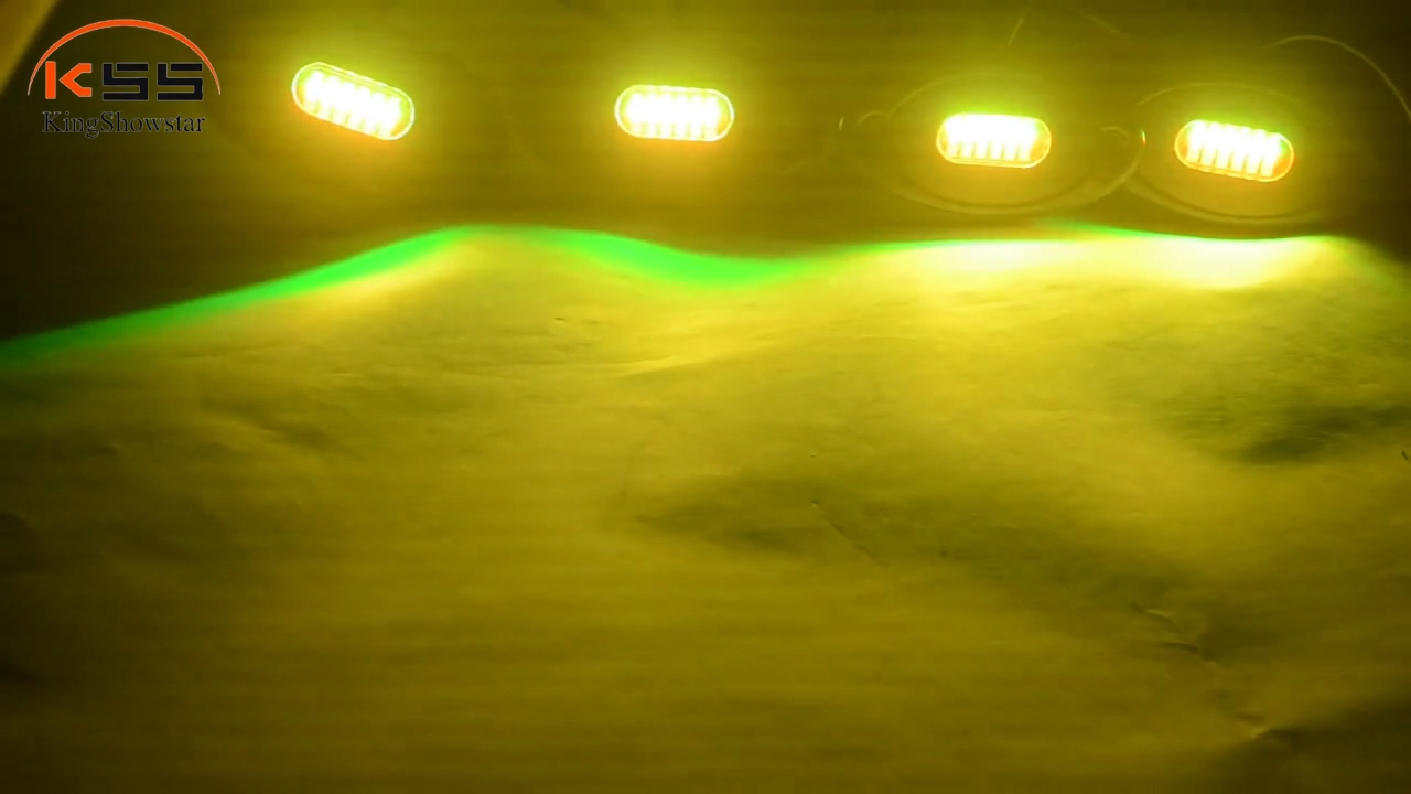 China Professional Kingshowstar 24W RGBW Led rock light kit manufacturers manufacturers - Kingshowstar 5