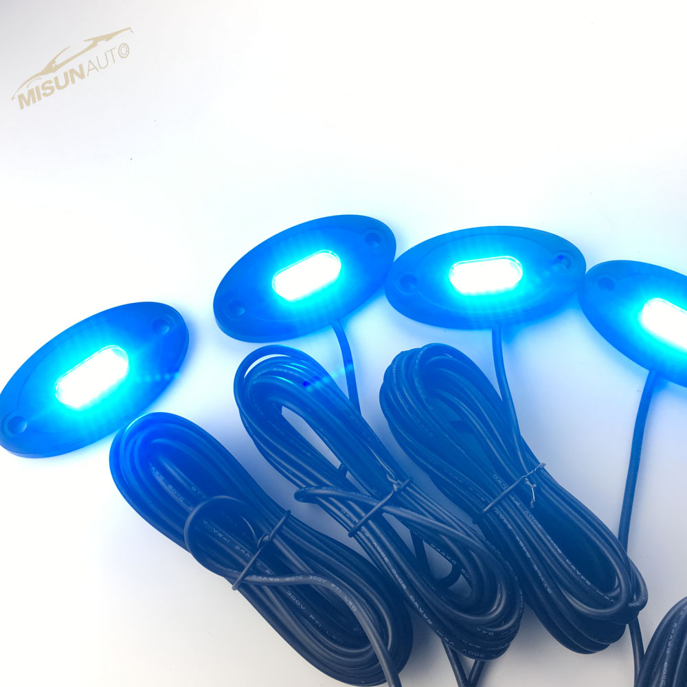 Kingshowstar - 2021 NEWEST 36LEDs RGBW MAX LED Rock Light Underbody Rock pod For Off Road Truck ATV UTV Buggy Boat Motorcycle led rock light 18