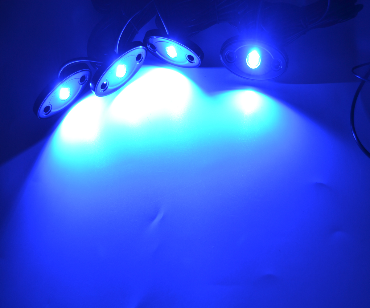 Kingshowstar - 2021 NEWEST 36LEDs RGBW MAX LED Rock Light Underbody Rock pod For Off Road Truck ATV UTV Buggy Boat Motorcycle led rock light 16