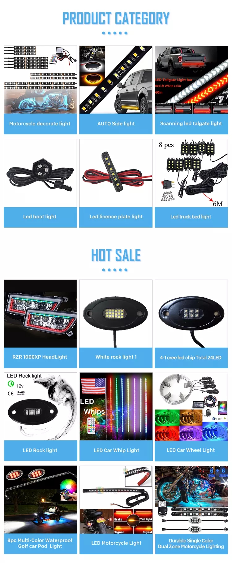 Kingshowstar - New The Max 36LED 12V Light RGBW Waterproof LED Rock Light for Truck Cars ATV Hot sell item 30