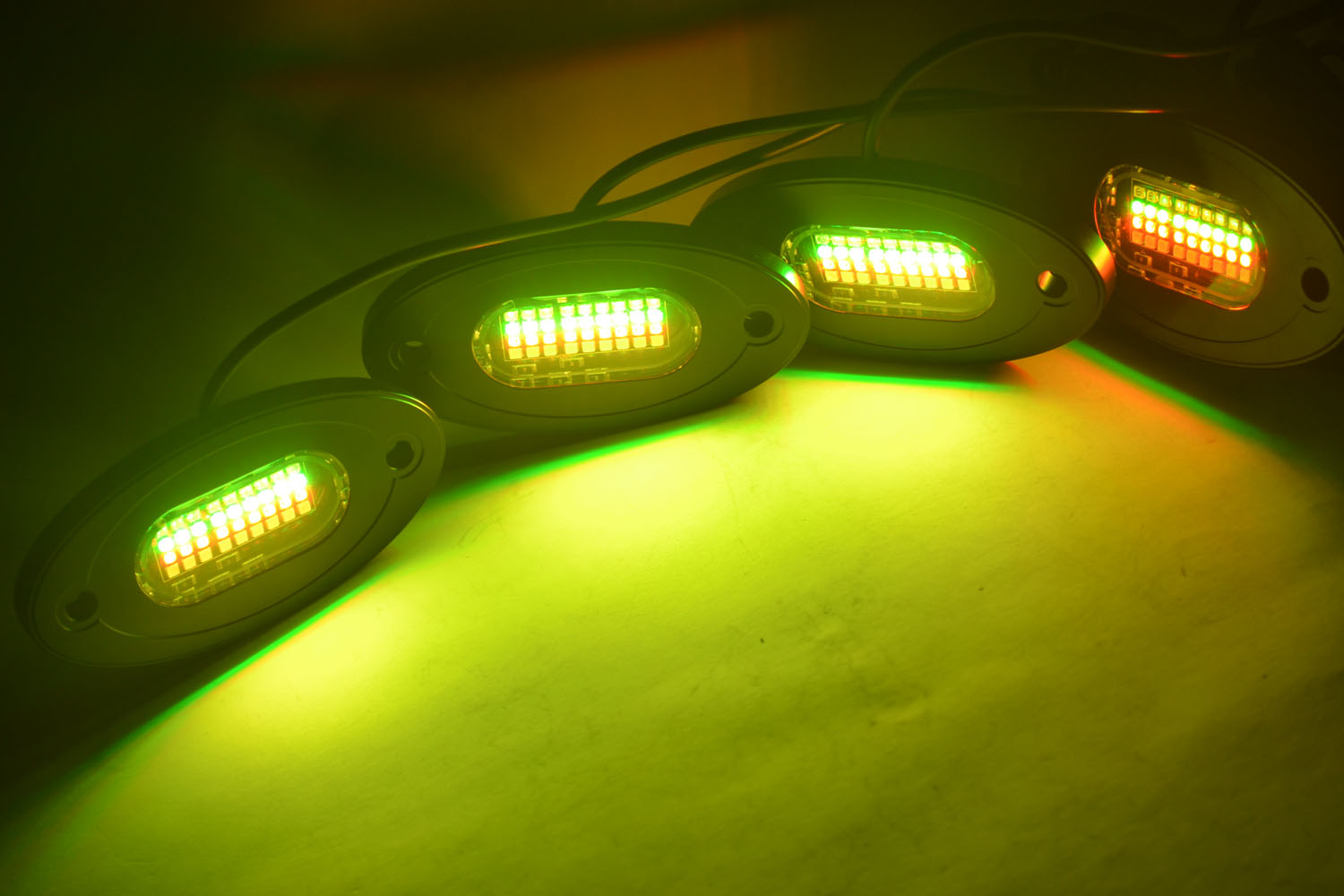 8Pods RGBW Rock Lights with 450cm Wires 288LEDs Waterproof Music Mode/29 Color Changing Modes/APP Remote Control rock light 20