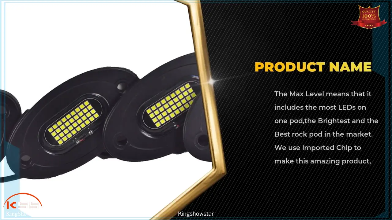 Custom best led rock lights supplier Manufacturer | Kingshowstar 1