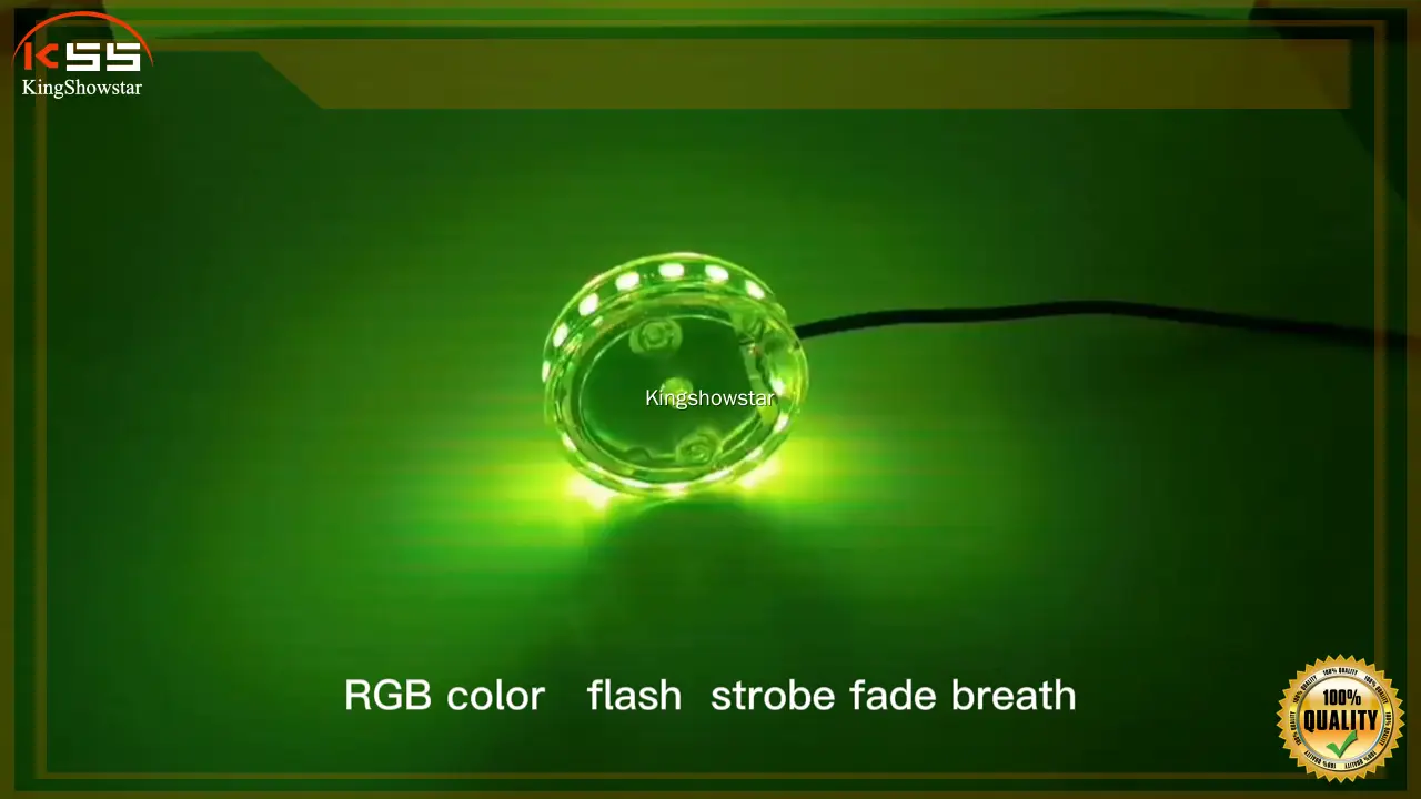 Custom motorcycle led wheel light kits for sale Manufacturer | Kingshowstar 1