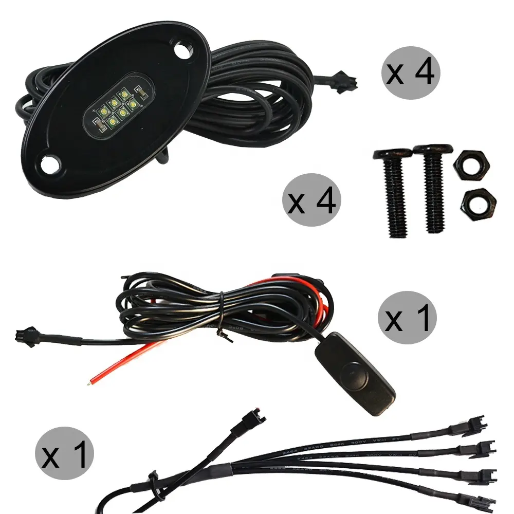 Best RGB Rock Lights Kit for Off Road Trucks ATV UTV RZR 2
