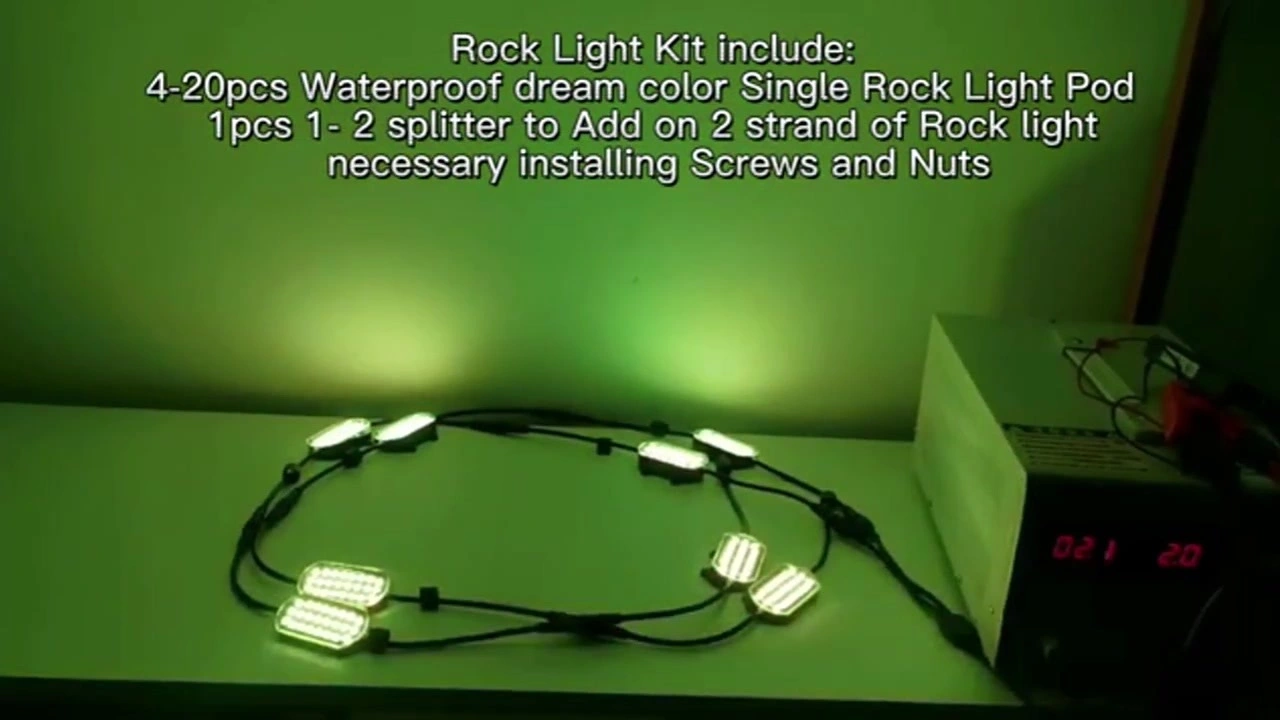 Kingshowstar new led dream chasing color led rock light 1