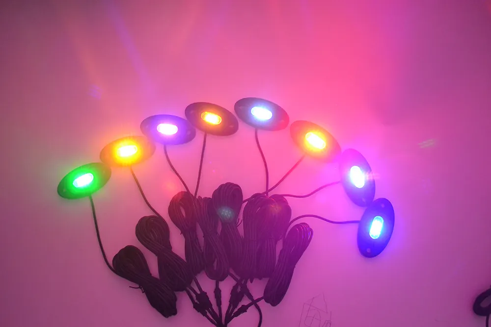 RGBW 8 Pods Offroad LED Rock Lights - Waterproof and Easy Installation 6