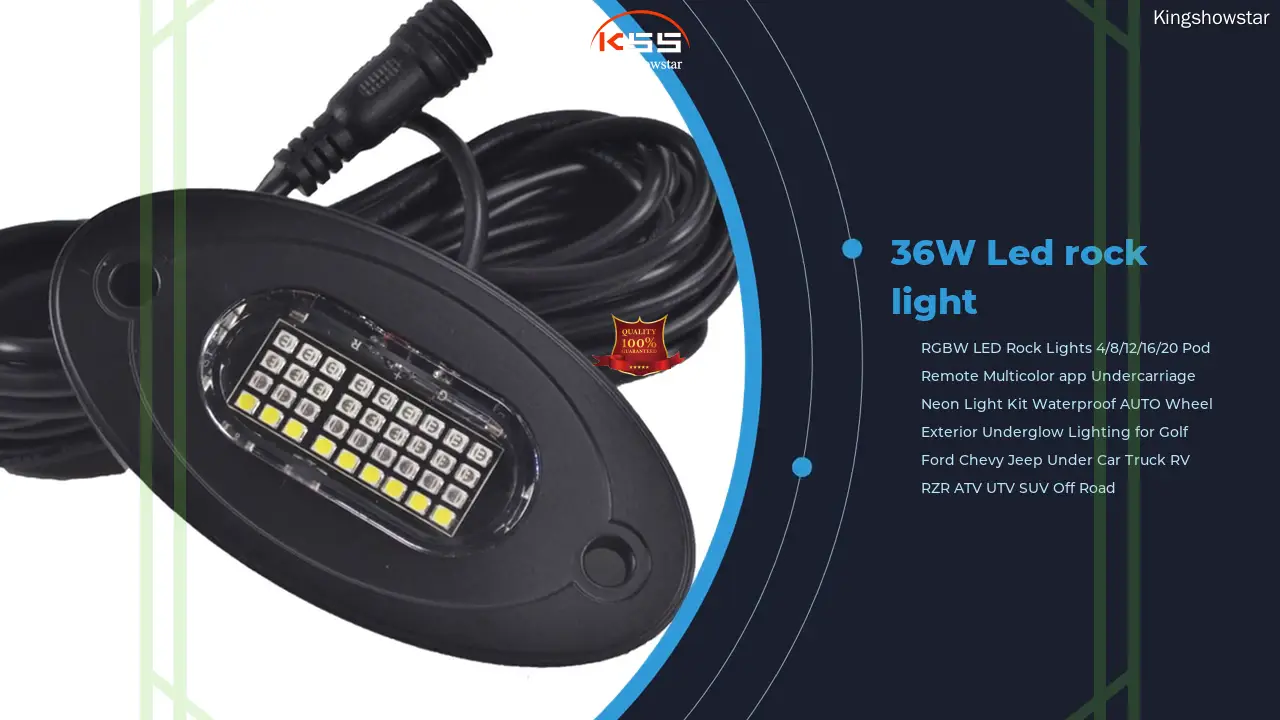 Custom led rock lights high power factory Manufacturer | Kingshowstar 1