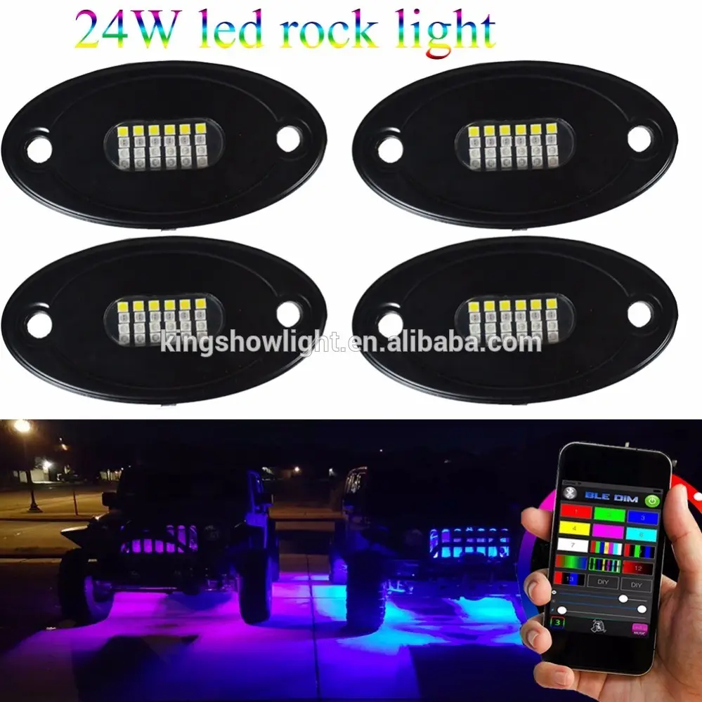 RGBW LED Rock Lights for Trucks & ATVs 3