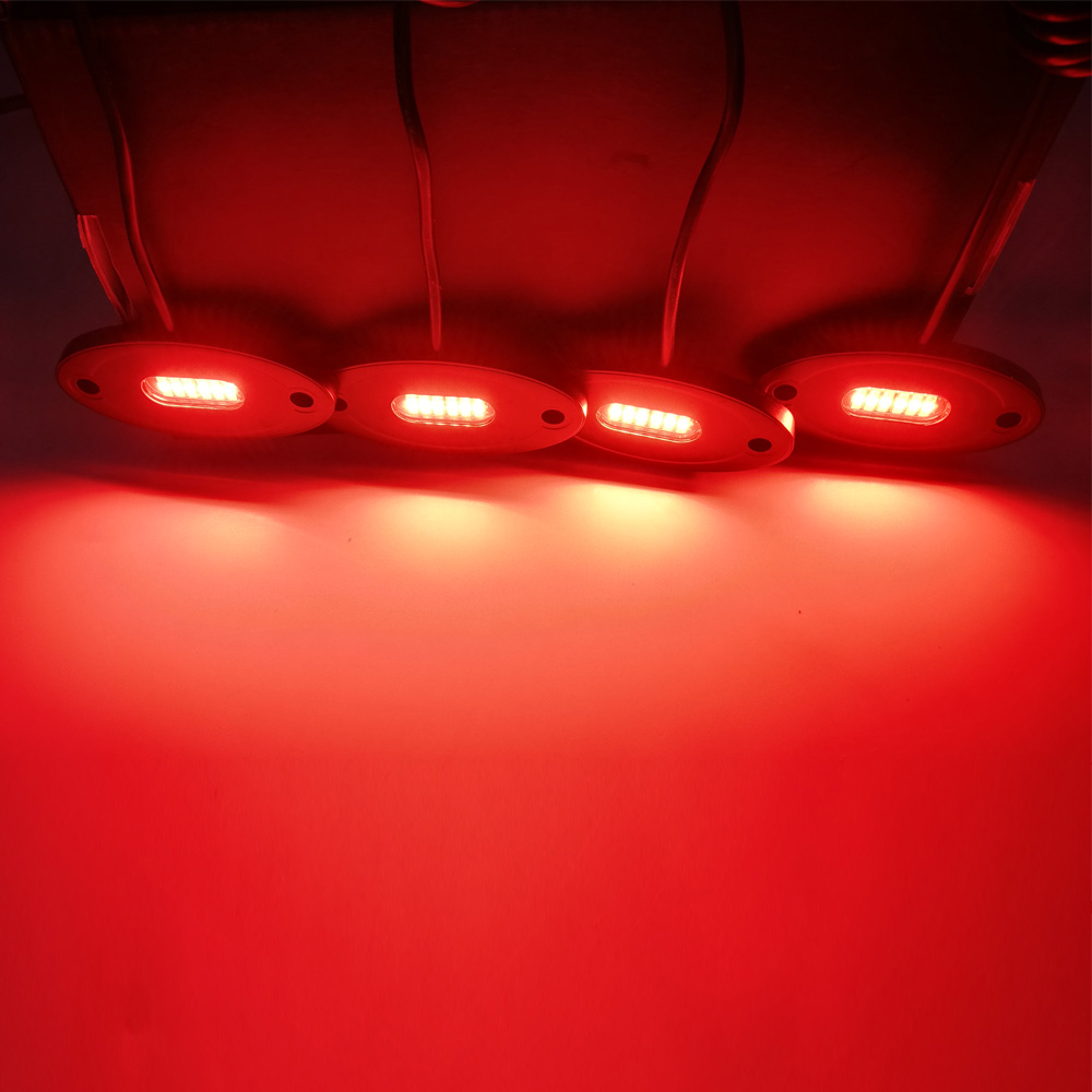 Kingshowstar - 2021 New Design 4pcs 36W RGBW multifunctional led off road rock light Hot sell item 16