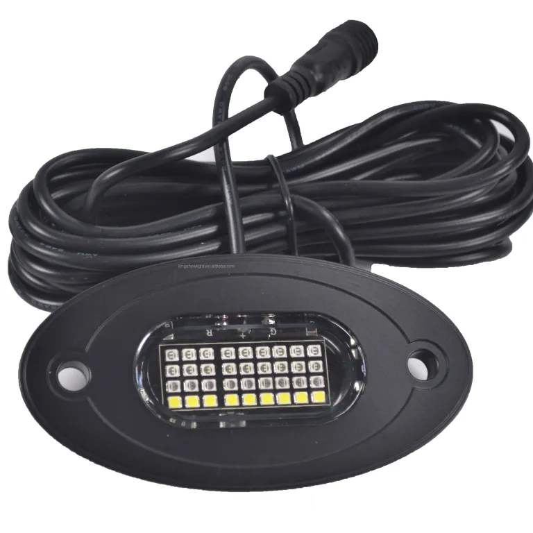 Kingshowstar RGBW LED Rock Lights 8 Pods Underglow Multicolor Neon Light APP Controller, Music Mode