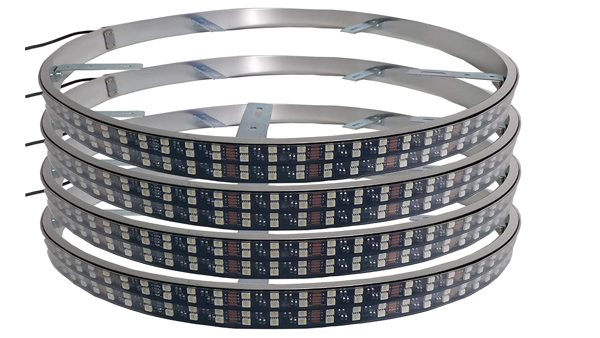 Quality Kingshowstar 4pc 17” 4 Row 1248LED Dream Color Wheel lighting kit rim light car wheel light Manufacturer 1
