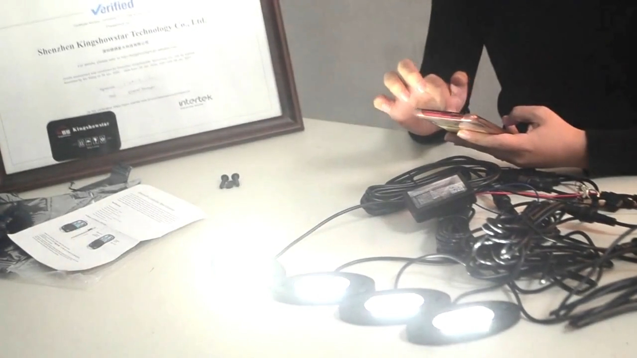 Professional RGBW 36LED rock light kit manufacturers 3