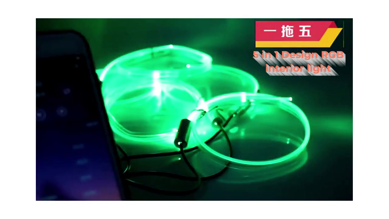  Best New arrive RGB LED interior car light Led atmosphere car light Company - Kingshowstar 