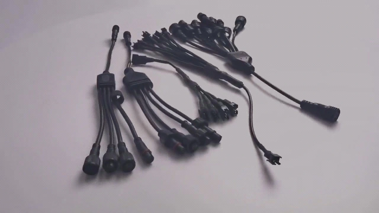 LED strips cable Splitter wire for rock light, wheel light, whip light, motorcycle strips 1
