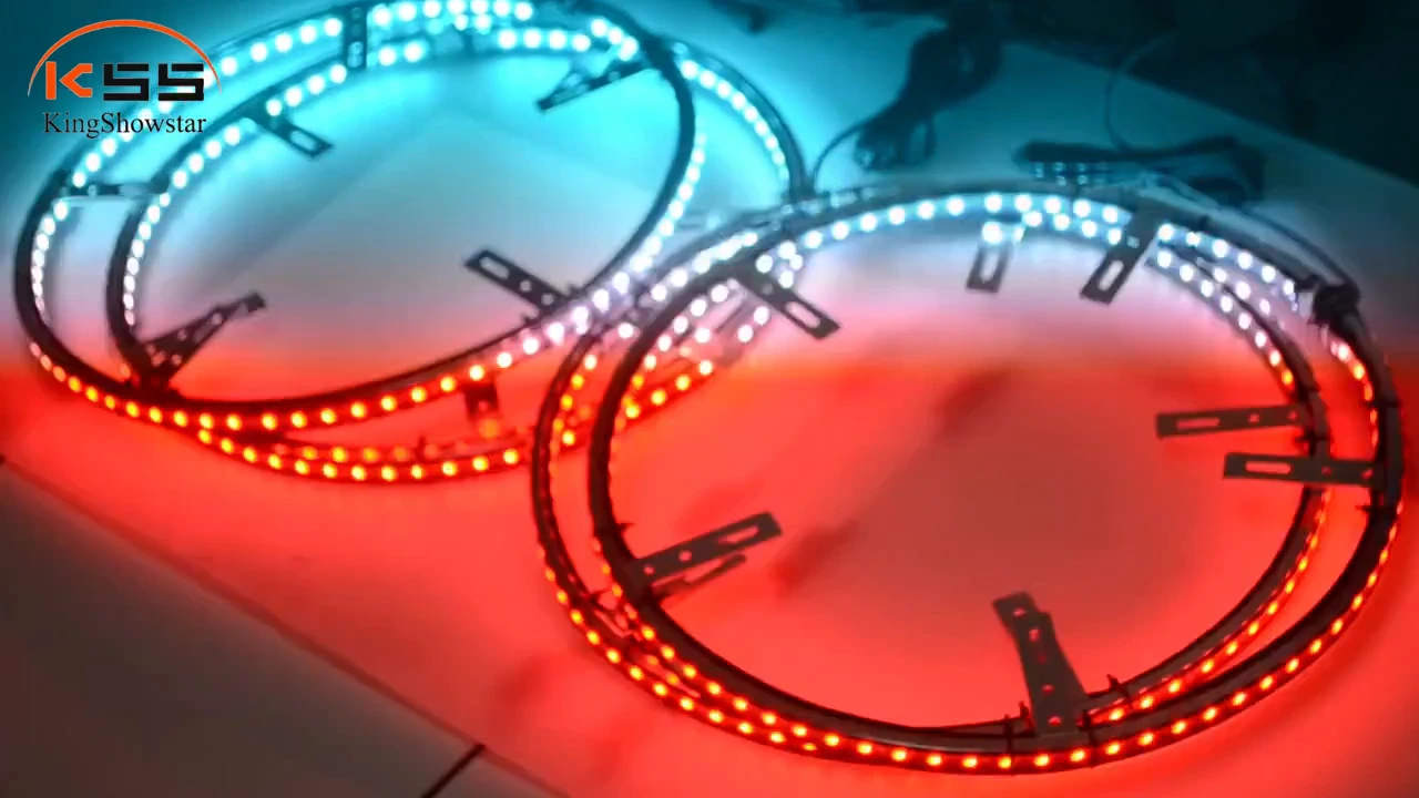 17 Inch RGBW Color The Brightest LED Wheel Tire Neon Light By APP And Sync Remote Control For Car Truck Pickup 1