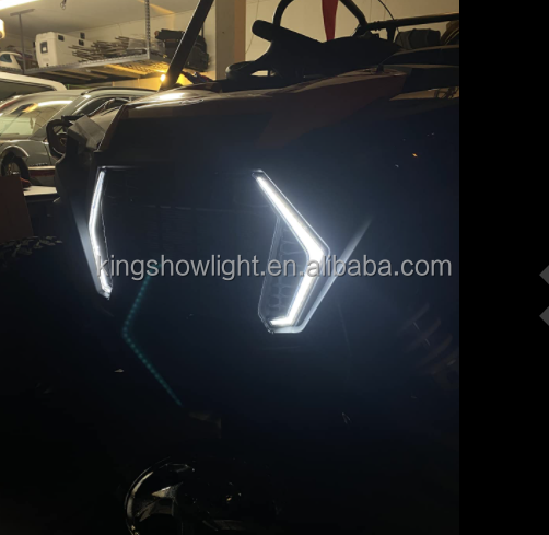 Kingshowstar - 2021 NEWEST THE BRIGHTEST RGBW Color Front Turn Signal Fang Light For UTV Polaris RZR XP 1000 2019-2021 ATV Fang light 22