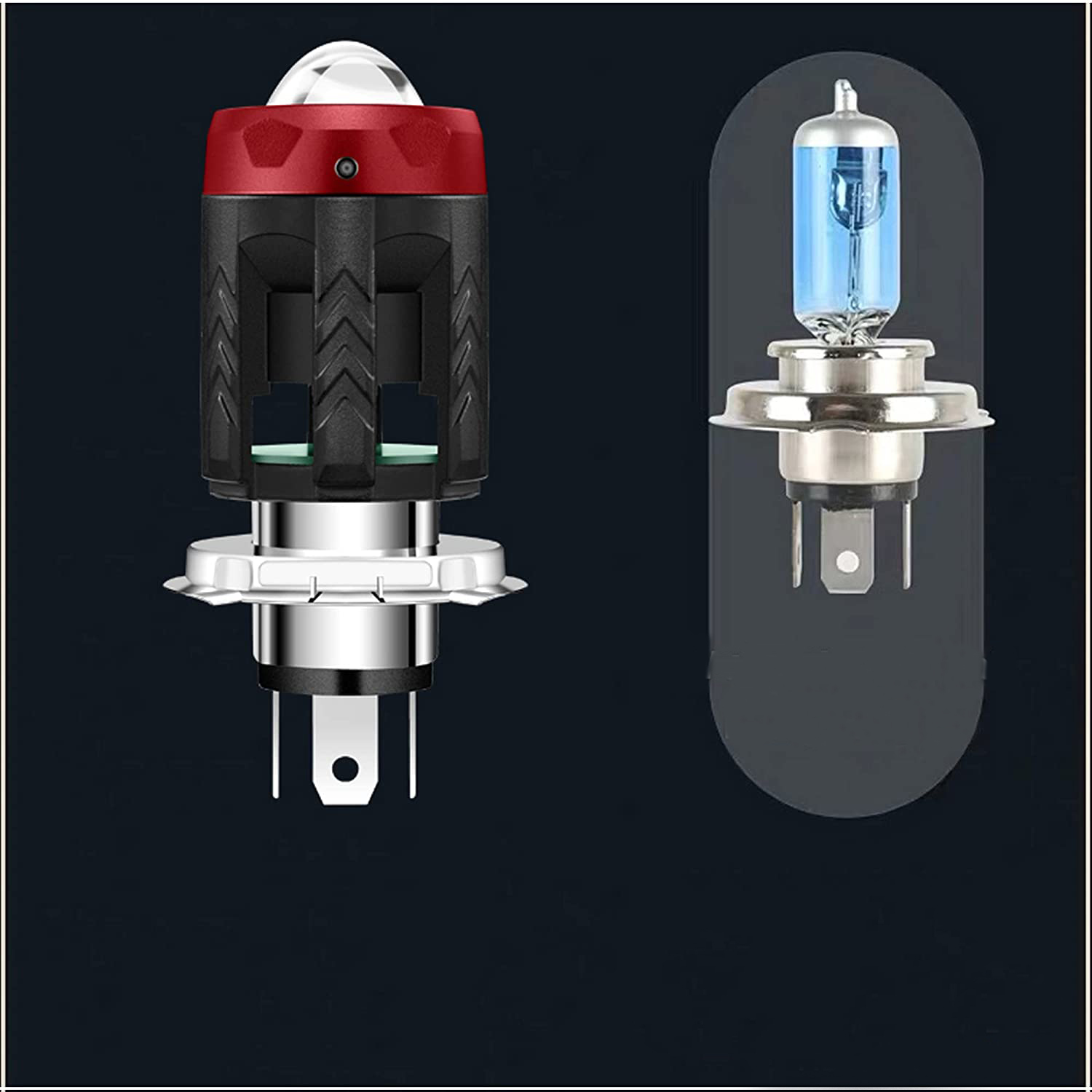 Kingshowstar - Moetorcycle LED prednje svjetlo 60W LED svjetlo prednje svjetlo za maglu svjetlo za vožnju reflektor odgovara P50 LED svjetlu za motocikl i bicikl 6