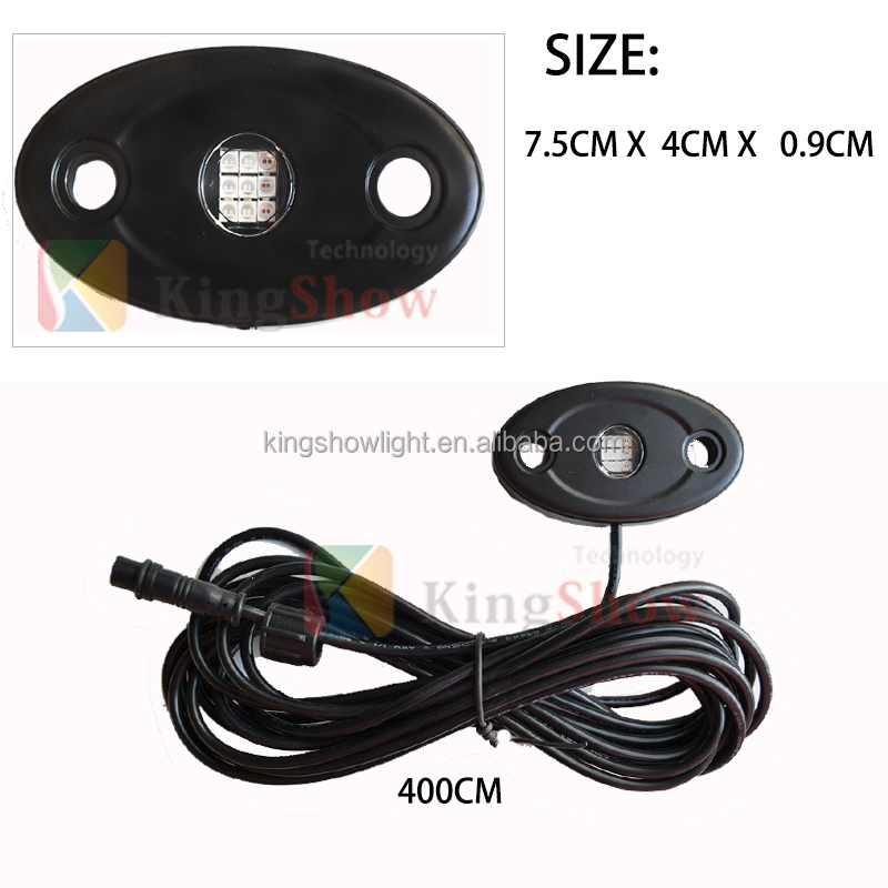 Kingshowstar - NEWEST THE BRIGHTEST Pure White LED Rock Light Under Car Lights for ATV UTV SUV Boat 26