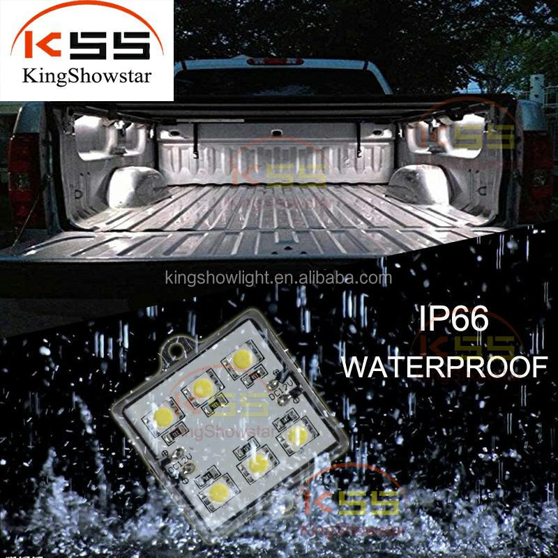 Universal 8pcs White LEDs Lighting System Light Kit Pick-Up Truck Bed Rear Work Box 12