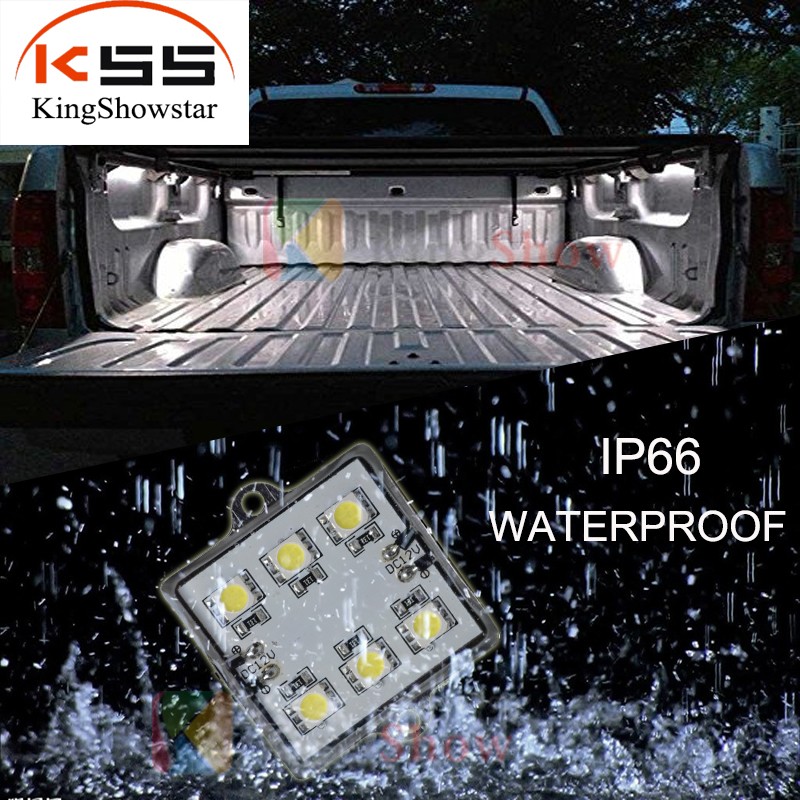 Kingshowstar - Bright Truck Bed Lighting Waterproof 48 WHITE LED Light Kit for Chevy Ford Toyota led truck bed light 12