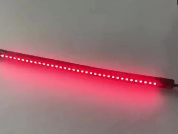 Kingshowstar - Universal LED Strip for Motorcycle License Plate Tail Brake Stop Turn Signal Light Strip scanning 8 Flexible Brake Light LED Motorcycle Tail Light 1