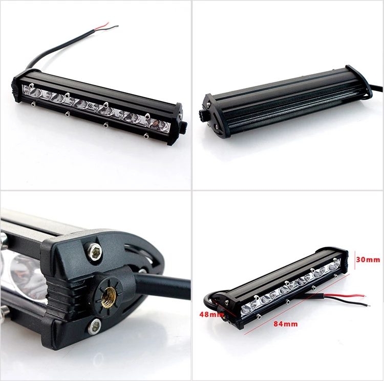 Off Road Car Led Light 3 Inch Led Tractor Strobe Flashing Truck Car Rechargeable 18w Led Work Light Bar 16