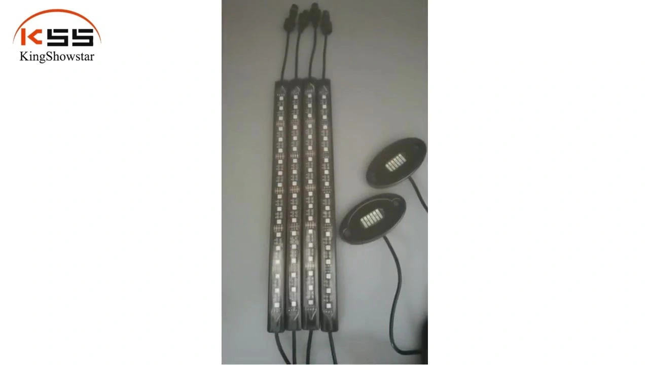 China 12 LED RGBW Durable Strip Light Kit Manufacturer - Kingshowstar 1