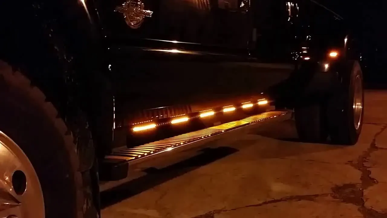 Kingshowstar - 72 LED Emergency Warning Traffic Advisor Strobe Light Bar Amber White 12V led auto tailgate light 1
