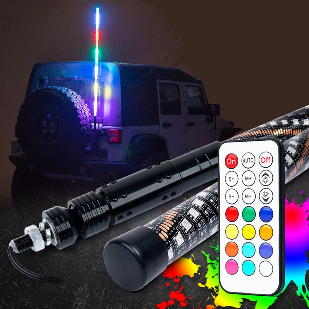 Kingshowstar - Waterproof whip multiple colors dance led 12v lighting long lifespan led light led whip light 1