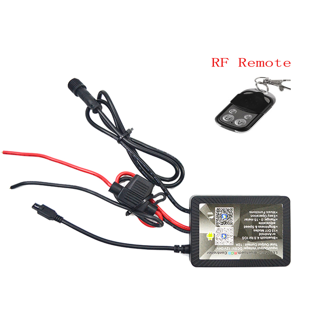 Waterpoof RGB Blue-tooth LED Music Controller with Smart Phone Control 15