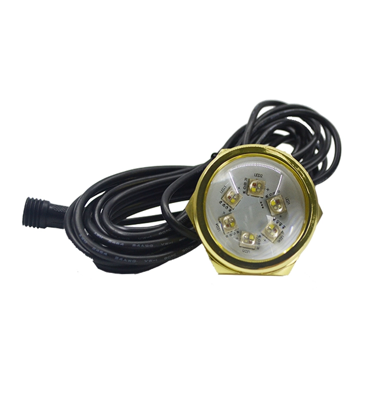 Kingshowstar - Durable 12V Bright Waterproof Blue LED Drain Plug Light Led Light For Marine Boat new product 1