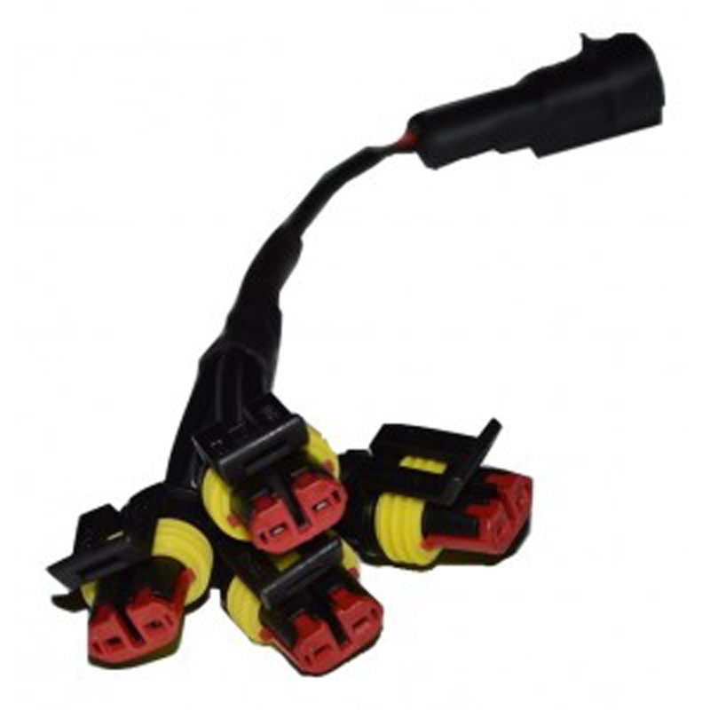 4pcs Pink Mini Rock LED Light underglow Kit 10