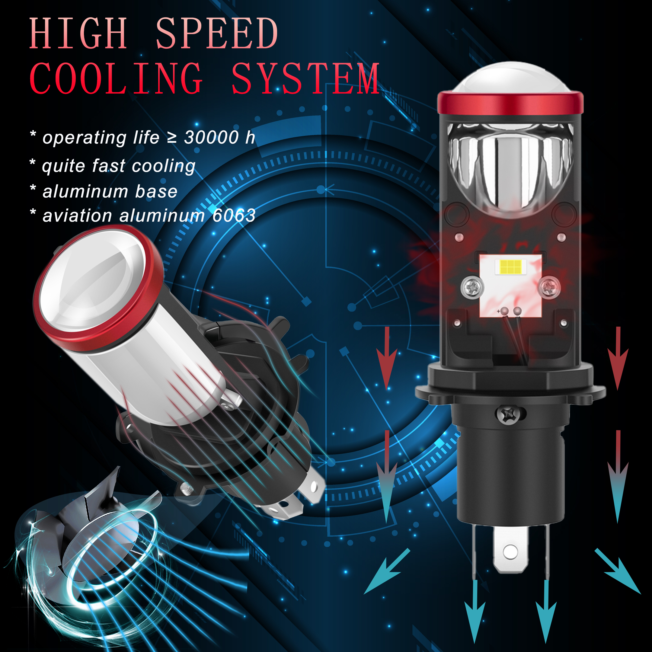 Kingshowstar - Wholesale Auto Lighting System Canbus H1 H3 H7 H11 Motorcycle Led Head Light H4 Car Led Headlight Waterproof Yellow White Hot sell item 18
