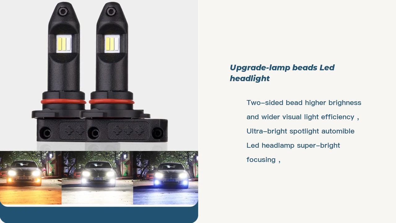 9005/9006/H11 Professional Headlight Led Ultra-bright spotlight automible Led headlamp super-bright 1