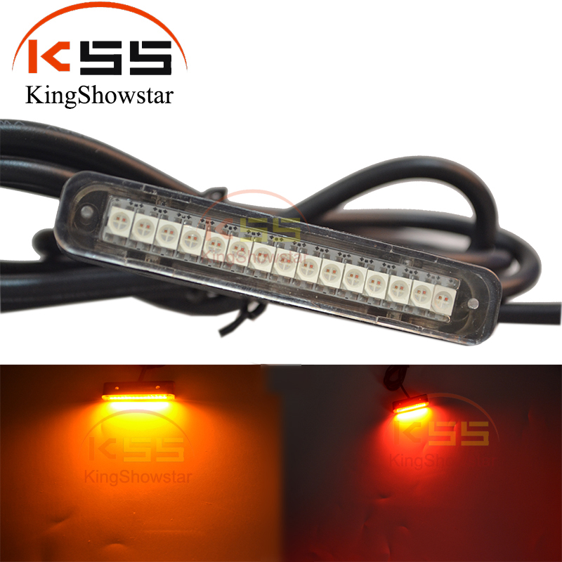 LED Motorcycle Waterproof LED 12 24 volt Flasher Warning LED Car motorcycle 10