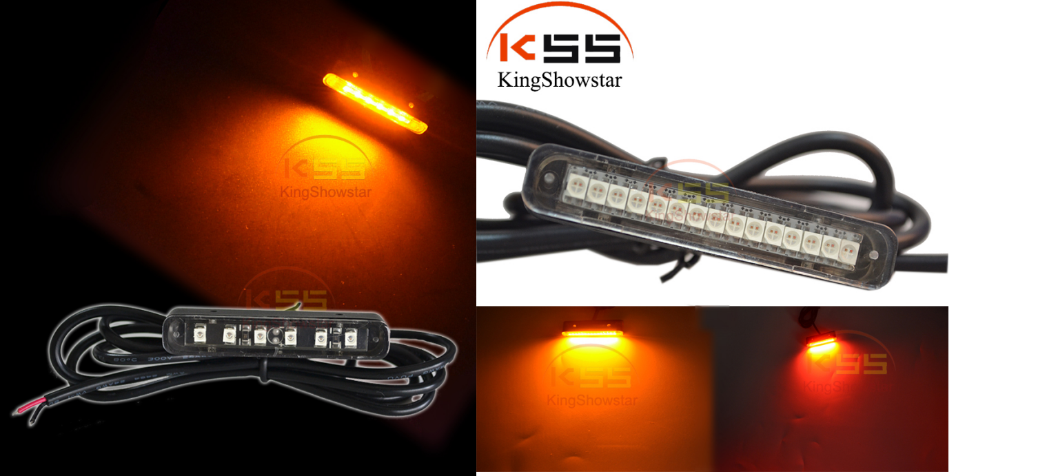LED Motorcycle Waterproof LED 12 24 volt Flasher Warning LED Car motorcycle 12