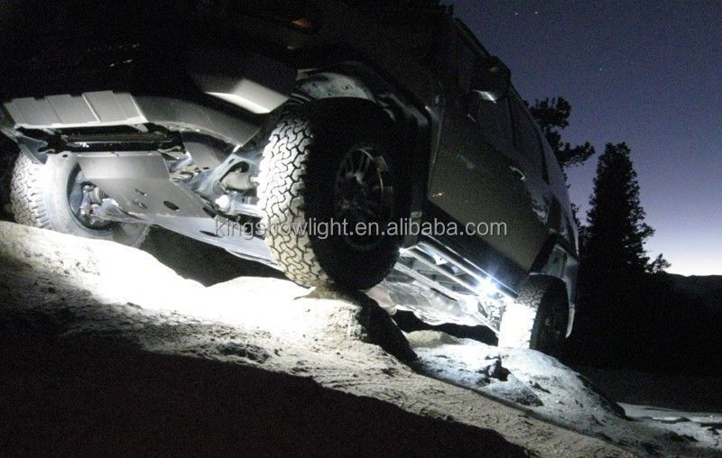 2021 NEWEST 36LEDs Pure White LED Rock Lights for Underbody Under car LED IP68 Under glow Truck UTV 20