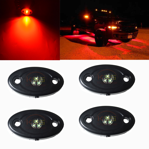 Kingshowstar - pick up trucks equipment LED fog light 9W LED car marine rock light for Wrangler CJ TJ YJ LJ JK Rubicon SUV led normal 9W/12W rock light 14