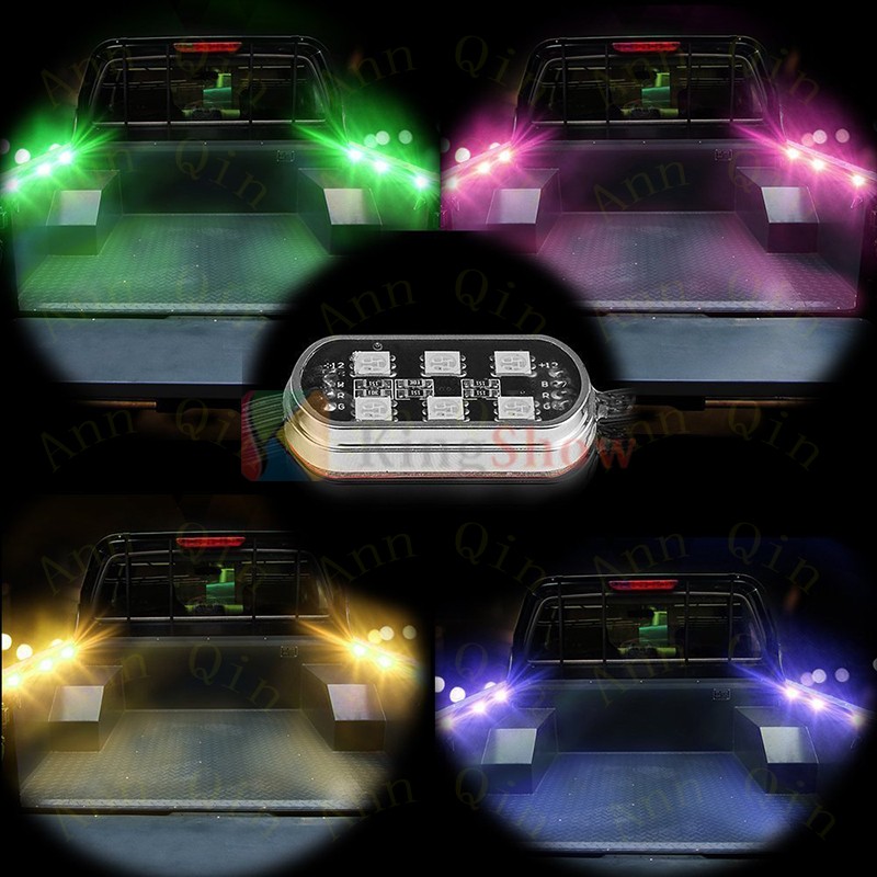 Universal Motorcycle Accent Neon Underglow Brightness Multi-color RGB LED POD Light 7
