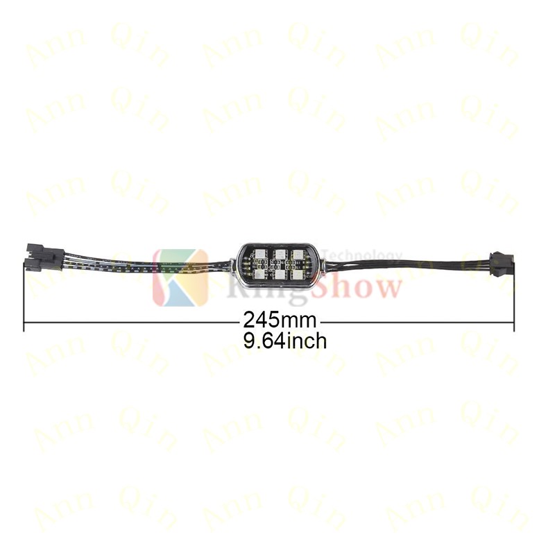 Universal Motorcycle Accent Neon Underglow Brightness Multi-color RGB LED POD Light 9