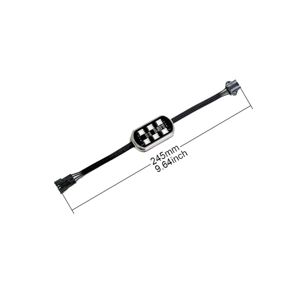 Universal Motorcycle Accent Neon Underglow Brightness Multi-color RGB LED POD Light 15