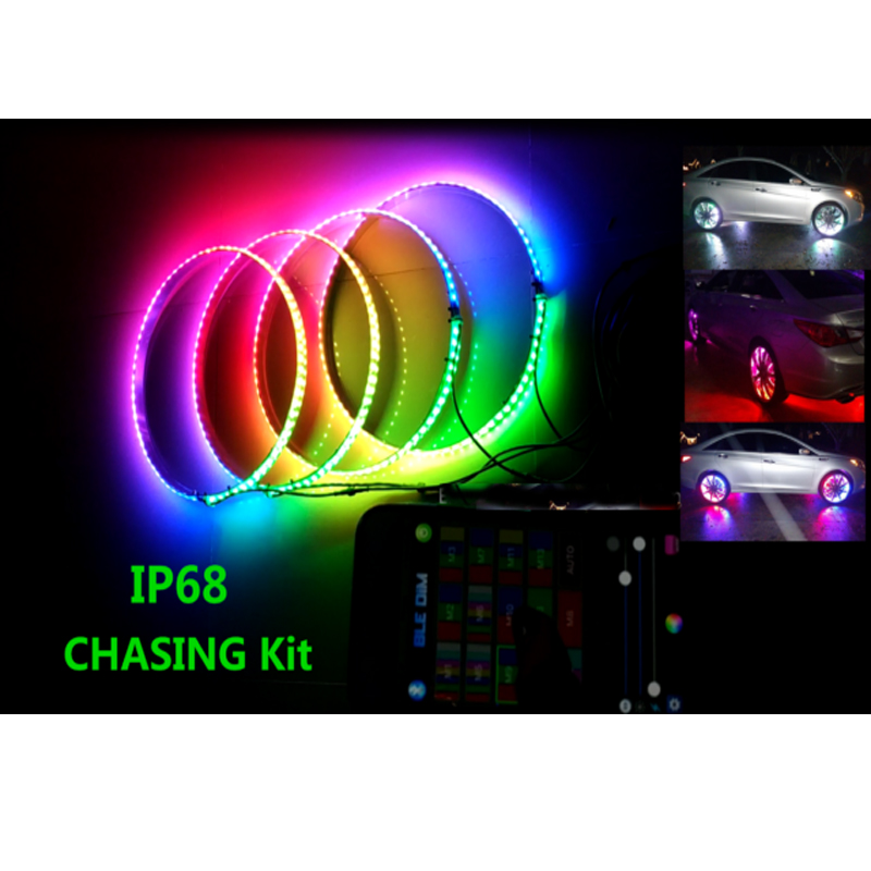 Dream Chasing multi-color Chasing Wheel Rings Rim Lights 8