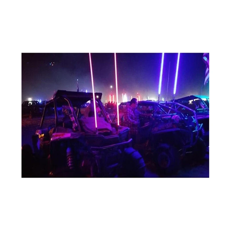 Kingshowstar - Dream RGB Color LED Whip Dance 12V Long Lifespan ATV LED Whip LED Lights led whip light 1
