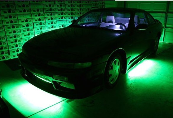 Kingshowstar - 12V Aluminum Profile 144 Car Led RGB Interior Waterproof LED Strip Light Kit Led automotive light 9